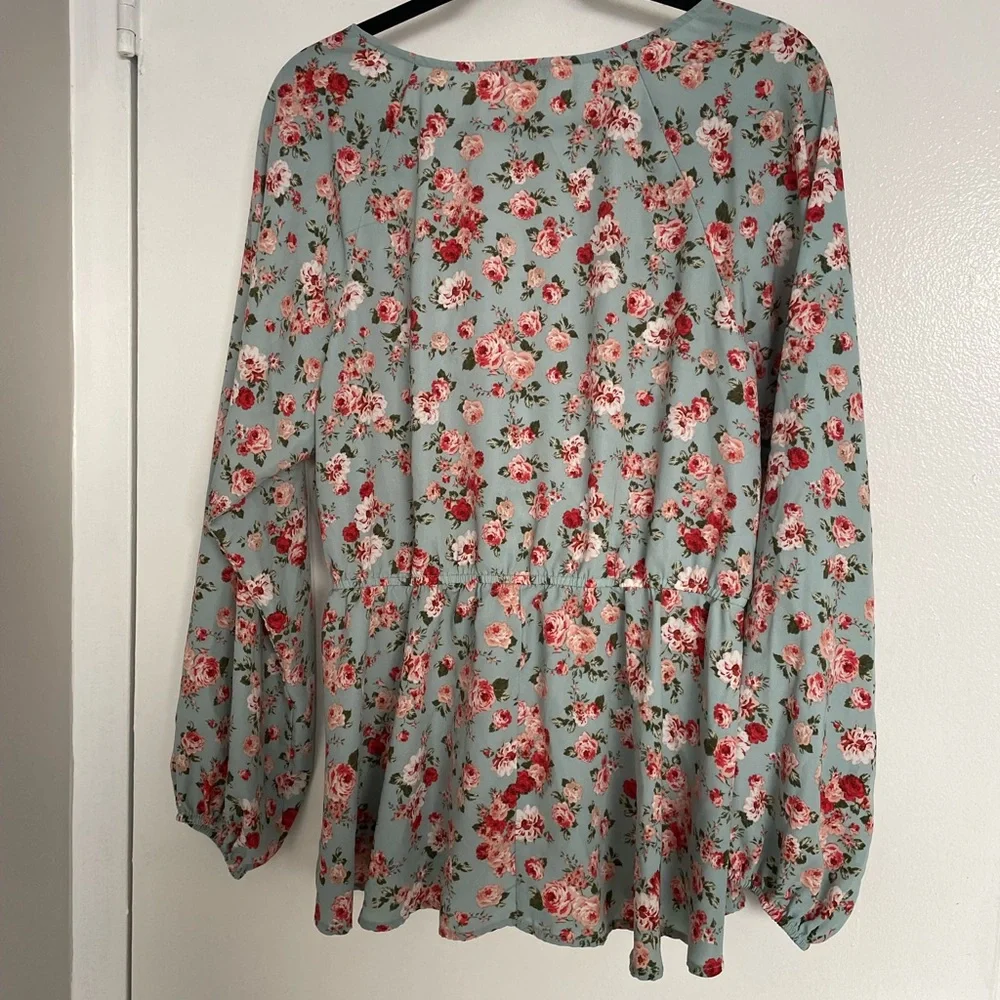 Ophelia Rose Wrap Top - Picture 3 of 4